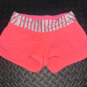 Pink Lululemon shorts